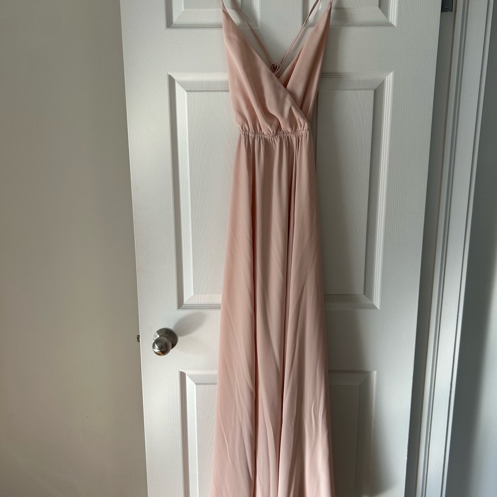 Lulus Maxi Dress, Pink, Size Small, Worn once - used like new - Picture 4 of 8